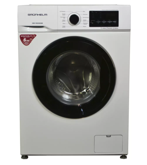 Пральна машина авт. GWS-FN610D2WB (чорн/біл. 6кг.1000Д) (GRUNHELM)